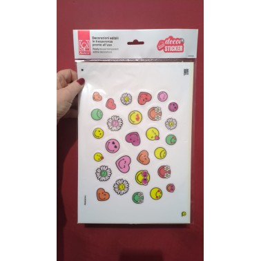  Decorsticker Smiley World 28 Stickers with transparent background Modecor