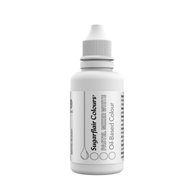 Pastel White Liposoluble Dye 30 ml Sugarflair 