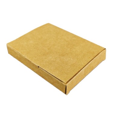 Set 10 Kraft postcard boxes for cookies 10 x 12.5 x 2 cm