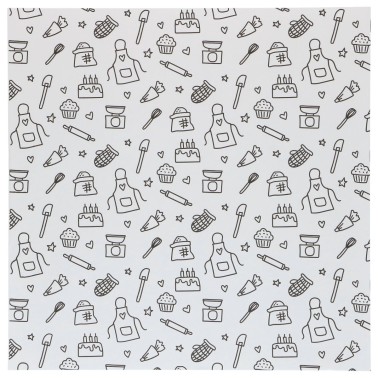 50 feuilles de papier de parchemin 25 x 25 cm Pâtisserie fantaisie pour gâteau de Bento