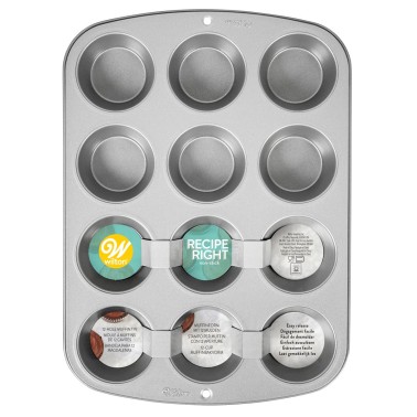 Cupcake baking sheet and 12 cavities Wilton