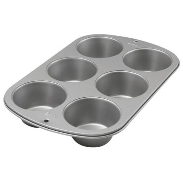 Great muffin baking sheet 6 cavities Wilton