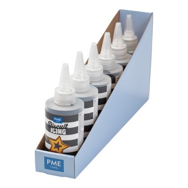 Black biscuit icing 120g PME 