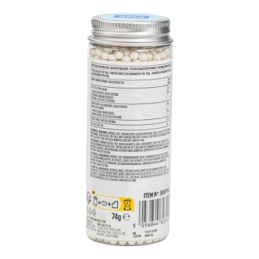 Pearl posypeme - bílé perly 4 mm 74g PME