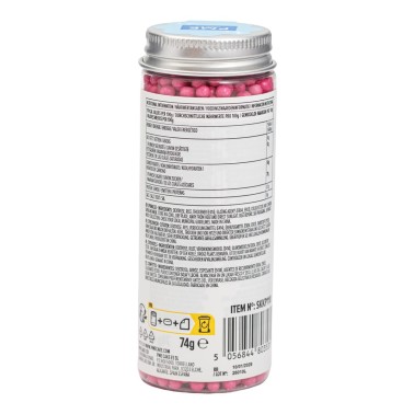 Pearl sprinkle - perle rosa acceso 4 mm 74g PME