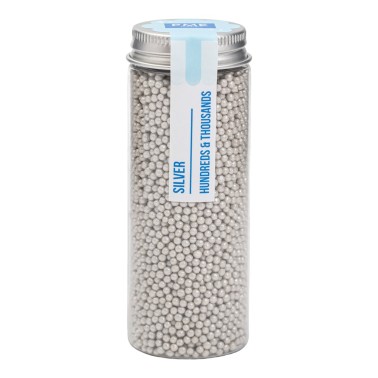 86g Hunderte und tausend Silber Silberperlen PME