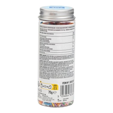 Saupoudrer Strand - Sticks arc-en-ciel 75g PME