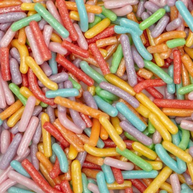 Sprinkle Strand - Pastel Rainbow Sticks 75g PME