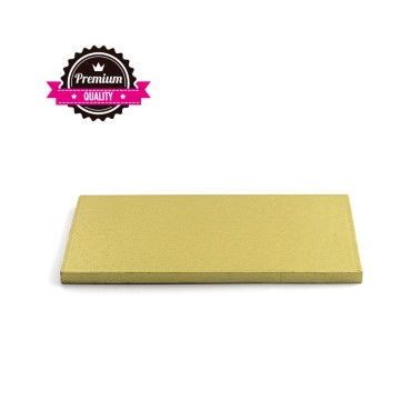 Gâteau d'or rectangulaire 30 x 40 x 1,2 cm