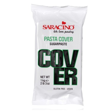 Sugar paste black cover Saracino 1 kg.