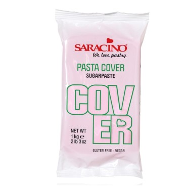 Cukrová pasta kryt růžové dítě Saracino 1 kg.