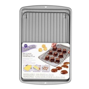 Baking pan and rectangular grille 38.7 x 26 x 1,9cm Wilton