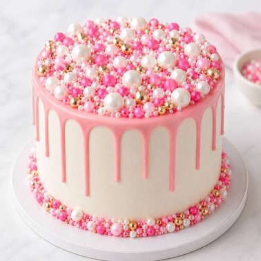 Sugar Pearls Glam Mix Pink 90g