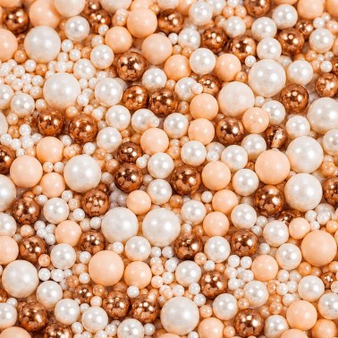 Rose Gold Mix 90g Zuckerperlen