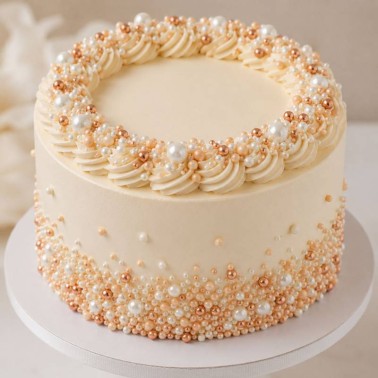 Rose Gold Mix 90g Zuckerperlen
