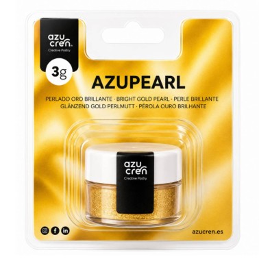 Pulverförmige Färbeltier-Sparkle-Goldperlen Azupearl 3g