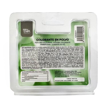 Colorante in polvere VERDE perlato Azupearl 3g