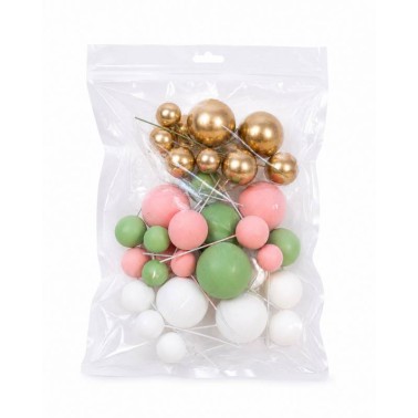Cake Bubble Topper plastica Baby shower 32 pezzi