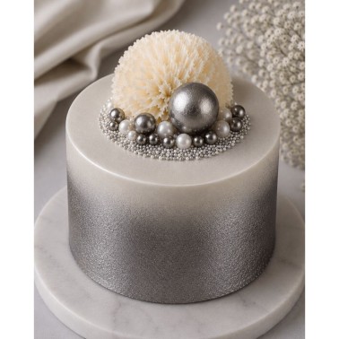 Colorante in polvere ARGENTO SCURO perlato Azupearl 3g