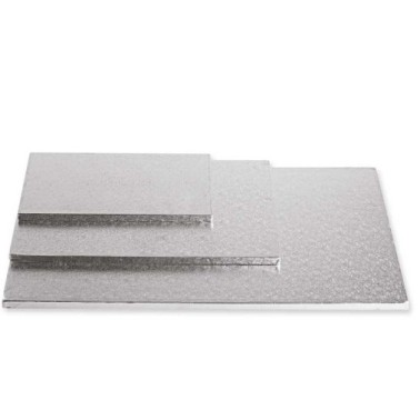 Cake Board Rectangular Silver 20 x 30 x 1.2 cm