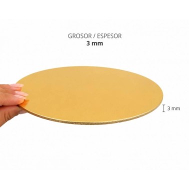 Rigid virtorbound disc Ø 30 h 3mm matt gold