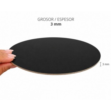 Disque Hardwear Ø 25 H 3mm Matt Noir