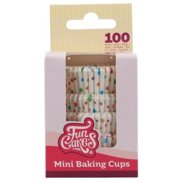 Mini Pirottini Confetti 100 Stück Funcakes