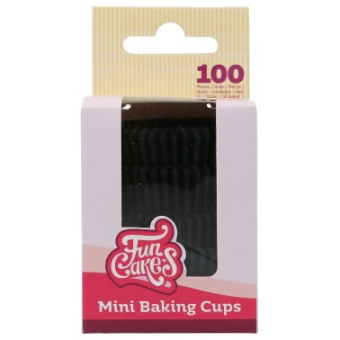 Mini black pirottini 100 pcs funcakes