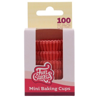 Mini pirottini ROSSI 100 pz FunCakes