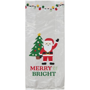 Santa Claus sweet bags 11 x 23.5 cm 20 pcs Wilton