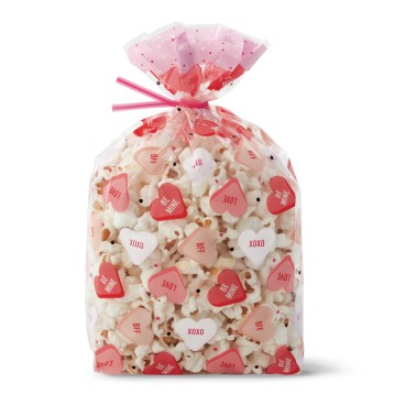 Sacchetti per dolci Cuori 10 x 24 cm 20 pz Wilton