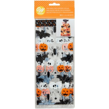 Sacchetti per dolci Halloween 10 x 24 cm 20 pz Wilton