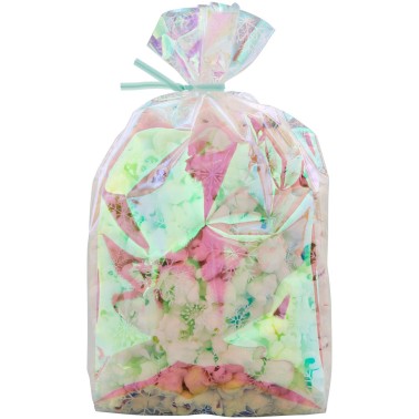 Irisierende Süßwaren Taschen Schneeflocke 11 x 23,5 cm 10 Stück Wilton