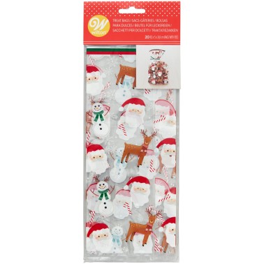 Cake bags Christmas 11 x 23.5 cm 20 pcs Wilton
