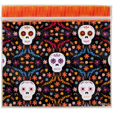 Rough dessert bags Day of the dead 18,5x18.5 cm 20 pcs Wilton