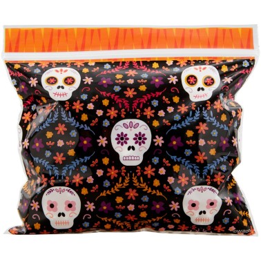 Rough dessert bags Day of the dead 18,5x18.5 cm 20 pcs Wilton