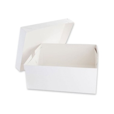 Rectangular cake box Bottom and cover 35x45x15 cm 