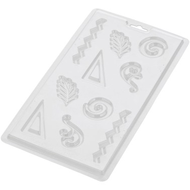 Mold decorations for chocolate and candy melts 10 cavity Wilton