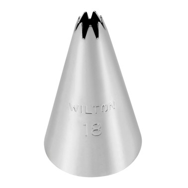 Decorative spout 018 open star Wilton