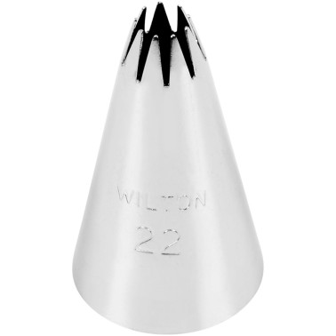 Spout décoratif 022 étoile ouverte Wilton