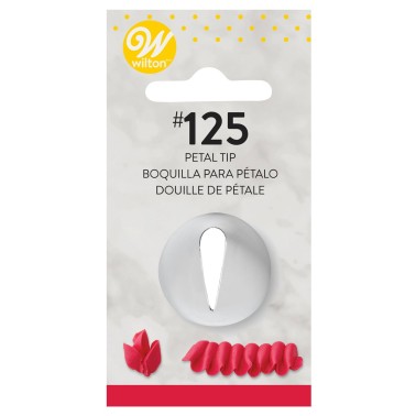 Decorative spout 125 petal flower Wilton