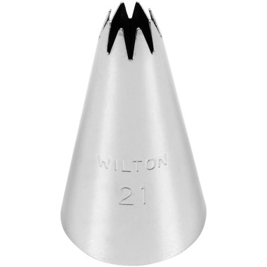 Decorative 50 star open spout Wilton
