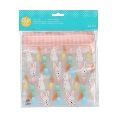 Rockged Rabbit-Kaninchen-Taschen 17 x 20 cm 20 Stück Wilton
