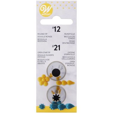 Set 2 decorative spouts 012 021 Wilton