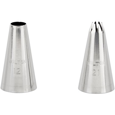 Set 2 decorative spouts 012 021 Wilton