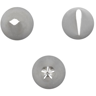 Set of 3 decorative spouts 104 352 224 Wilton