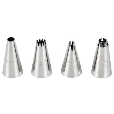 Set 4 decorative spouts edges Wilton