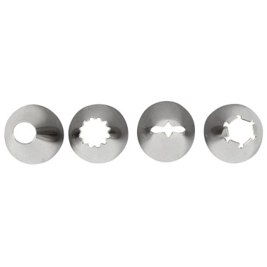 Set 4 decorative spouts edges Wilton
