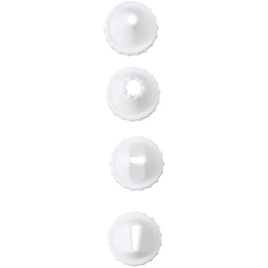 Set 4-Sterne-dekorative Ausläufe, Runde, Blatt, Blütenblatt Wilton