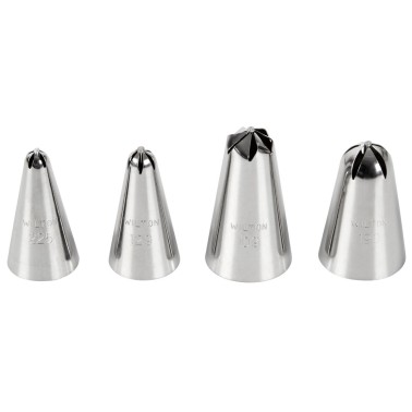 Set of 4 spouts flowers Wilton 109 129 190 225